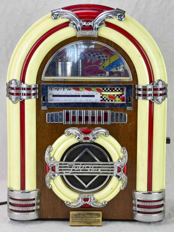 Miniature vintage juke box radio and cassette - functioning 14½  Online Sale