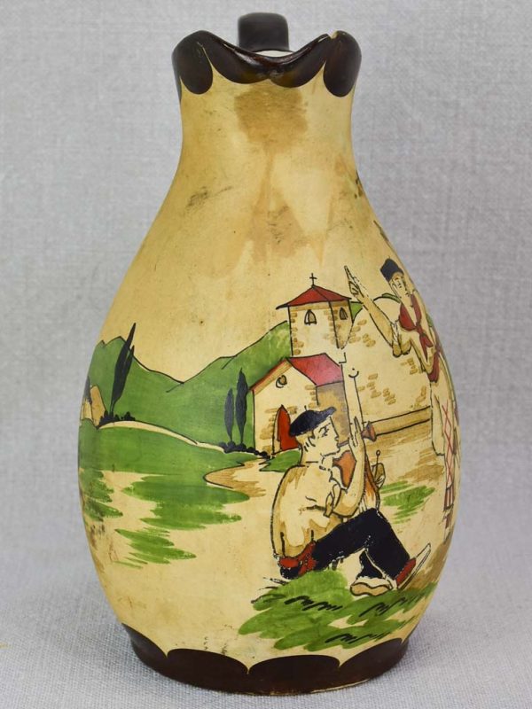 Early twentieth-century stoneware liquor service from the Basque country Sale