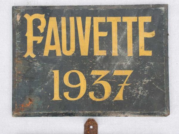 2 horse nameplates from 1937 - Coquette and Fauvette 13¾  x  9¾  Cheap