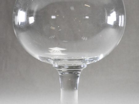 Antique French blown glass sangsue with lip 11¾  Hot on Sale