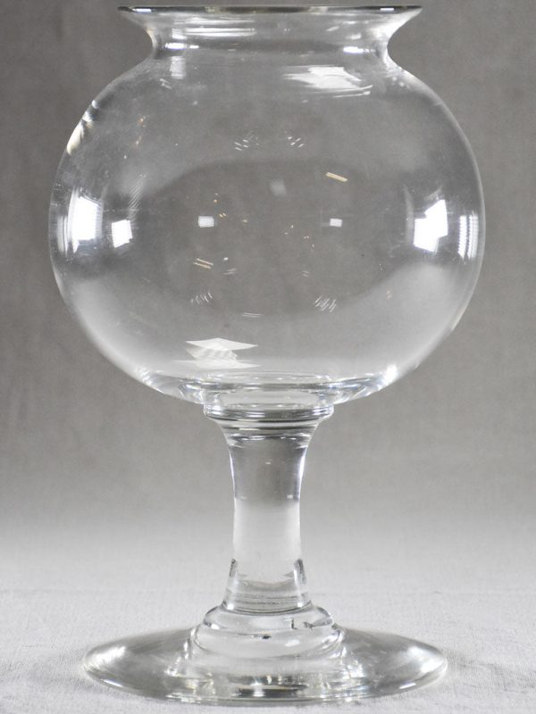 Antique French blown glass sangsue with lip 11¾  Hot on Sale