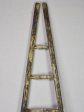 19th century French harvest ladder with broad base and narrow top 92¼  Online now