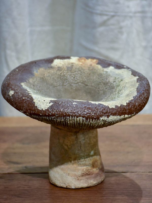 Mid Century French garden sculpture - mushroom Hot on Sale