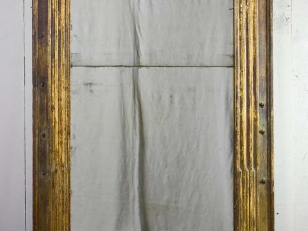 18th Century French mirror with two glass panes 34¼  x 56¼  For Cheap