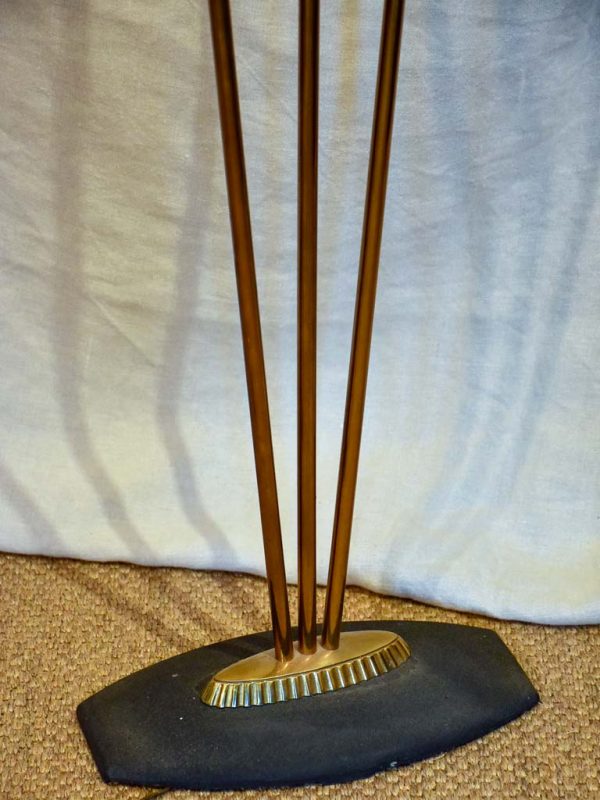 Mid century floor lamp with three opaque lights 65  Online