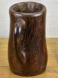 Primitive carved wooden pitcher Hot on Sale