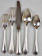 Mid-century French silver plate cutlery set - Christofle flatware Online Sale