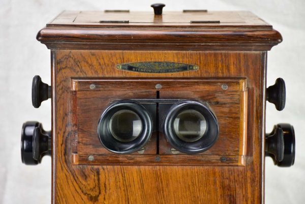 Early 20th century slide viewer box - Unis France Steroscopes Paris glass photos 18  Online