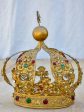 Antique French saint s crown from a church For Sale