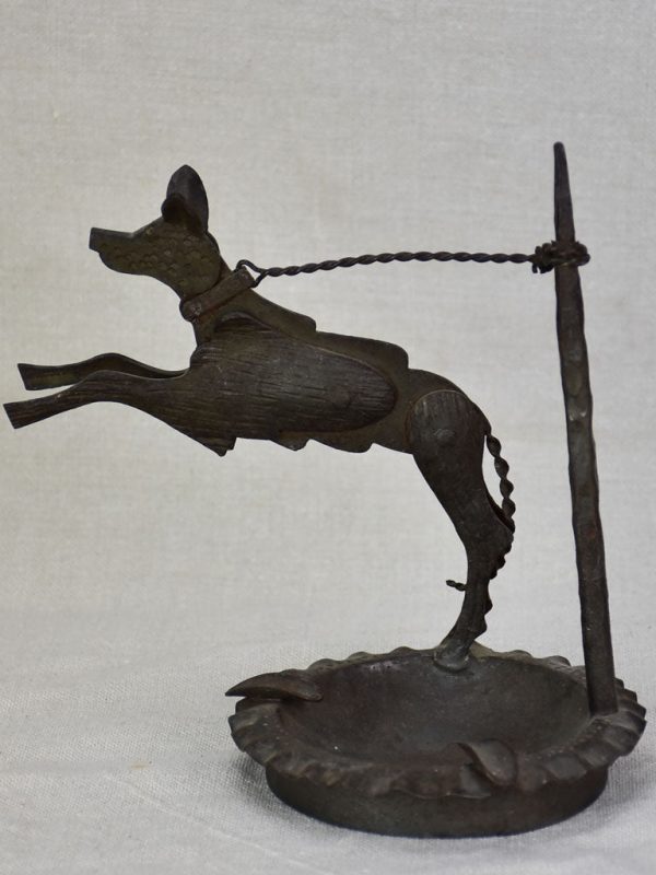 1930 s French ashtray - dog on a chain Discount