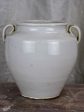 Antique French preserving pot glazed white For Discount