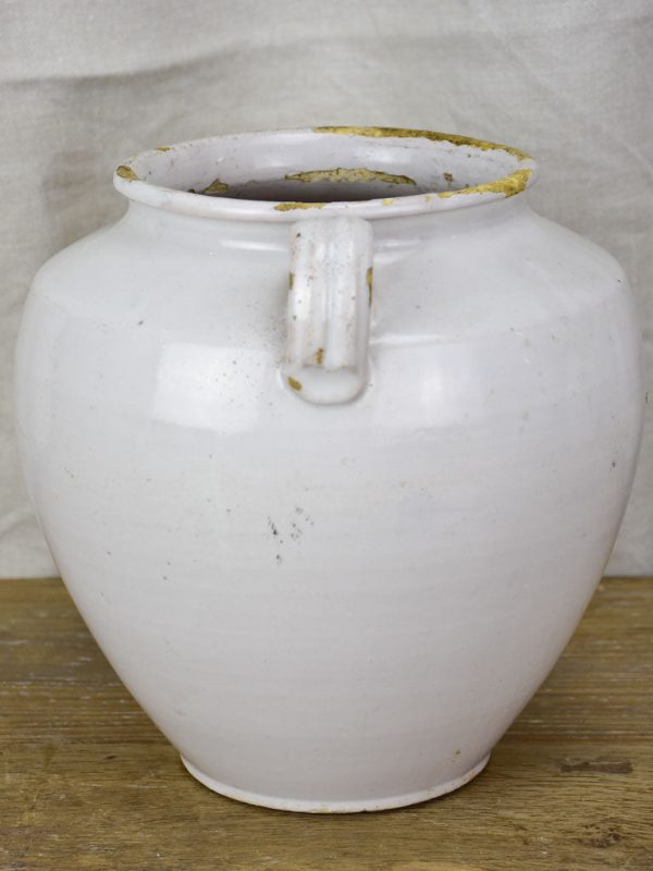 Antique French pot - white 8¾  Online Hot Sale