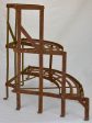 Antique French pot plant stand with three shelves 24¾  For Discount