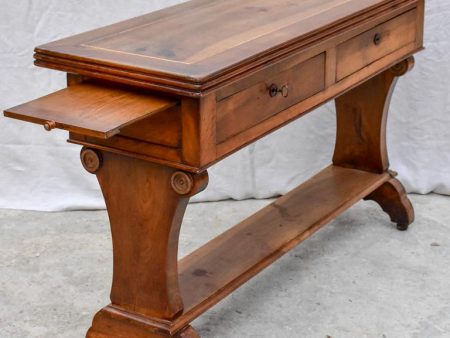 19th Century Louis Philippe serving table - walnut 57  For Sale