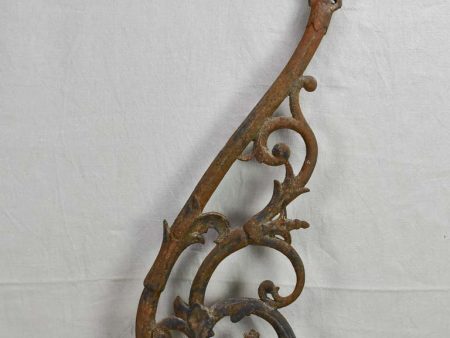 Huge 19th century street wall lamp - cast iron and copper 52  For Cheap