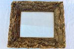 Antique French frame made from cork 22  x  24½  Online