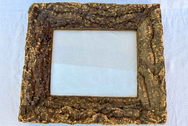 Antique French frame made from cork 22  x  24½  Online