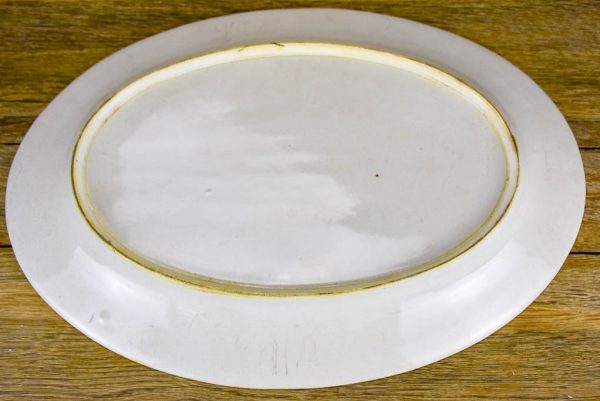 Antique French oval platter 17¾  x 12¼  Online Sale