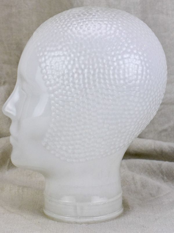 Early 20th Century opaque glass head on Sale