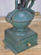 Early 20th Century Peugeot coffee mill - green cast iron Online now