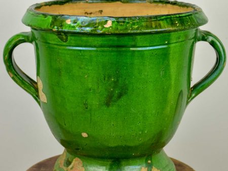 Antique French green garden planter from Castelnaudary - 12 ½   Online Sale