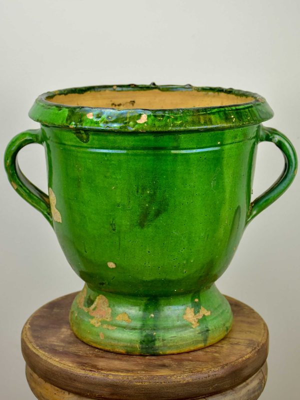 Antique French green garden planter from Castelnaudary - 12 ½   Online Sale