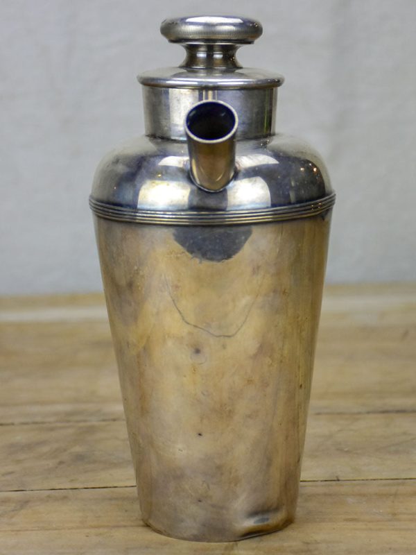 Early 20th Century silver plate English cocktail shaker Discount