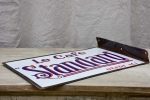 Antique French enamel sign for a café - La café Standard Online