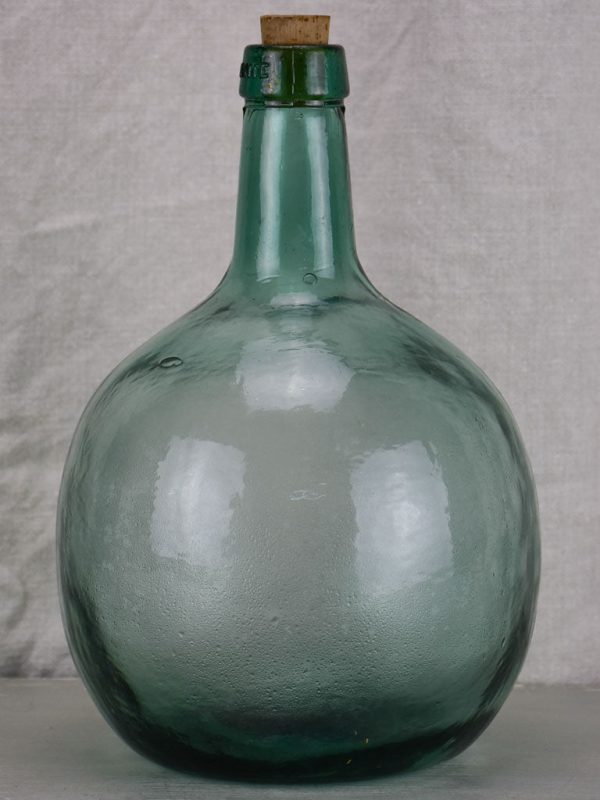 Small antique French demijohn bottle For Cheap