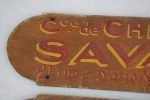 Two signs from horse stables - late 19th century 27¼  x For Discount