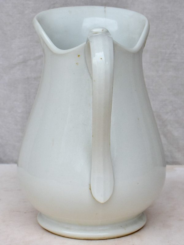 Antique white French pitcher Supply