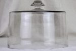 19th Century blown glass patisserie dome 10¾  x 8¼  Supply