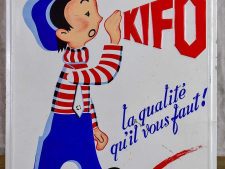 Antique French sign  Produits Kifo  Discount