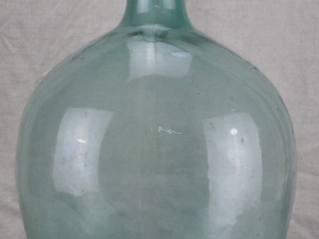 Antique French demijohn bottle - oval For Sale