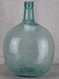 Antique French demijohn bottle - oval For Sale