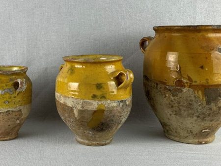 Three additional antique confit pots Online