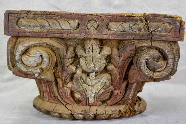 Antique salvaged column capital Hot on Sale