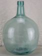 Antique French demijohn bottle - oval For Sale