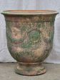 Very large vintage Anduze urn with weathered green glaze 31½  Hot on Sale