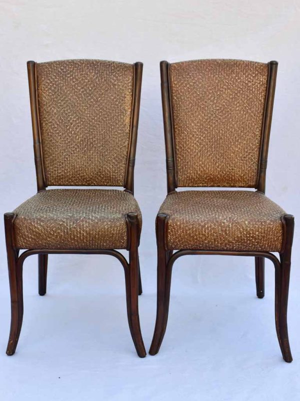 Set of ten mid-century dining chairs - cane and bentwood Hot on Sale