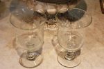 Pair of late 19th century engraved glasses Discount