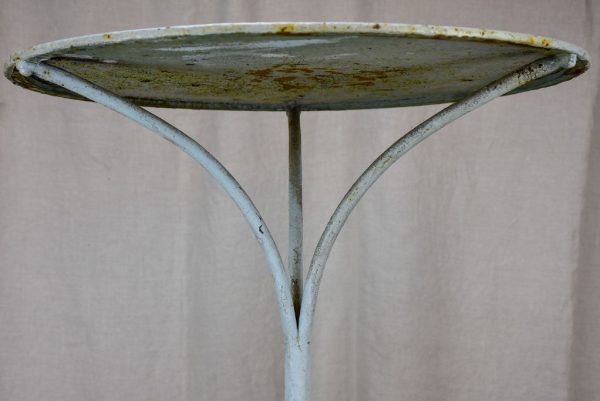 Antique French garden table with pale blue patina Online