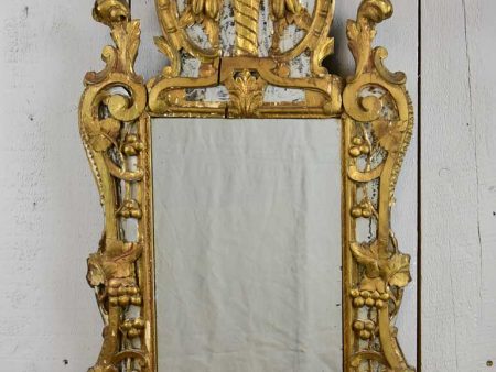 Rustic early 19th Century antique French mirror Online now