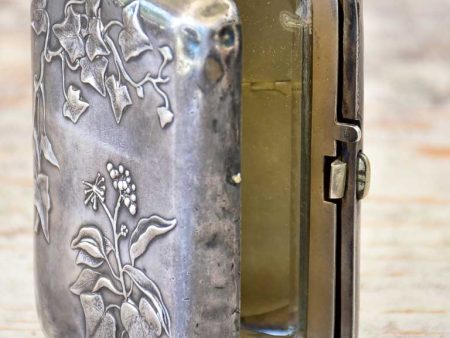 French Antique Metal Compact & Notebook Cheap