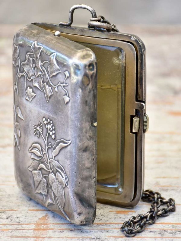 French Antique Metal Compact & Notebook Cheap