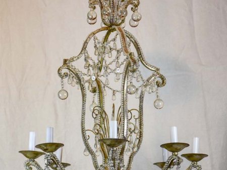 Early 20th Century glass chandelier Supply