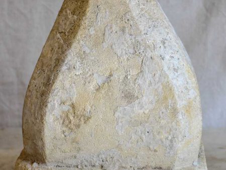 Antique French stone counterweight - square pyramid Hot on Sale