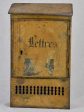 Charming antique French letter box 13¾  Discount