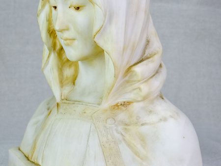 Antique marble bust - signed Cheap