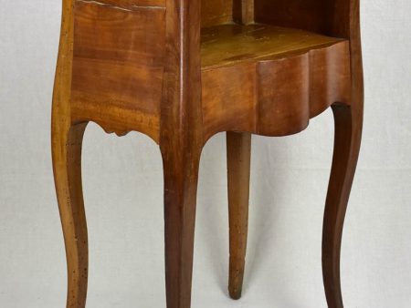 18th Century French nightstand with marble top from Aix-en-Provence Online now